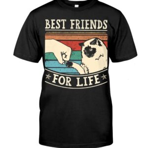 Playful Gift Shirt for Cat Lovers - Best Friends For Life