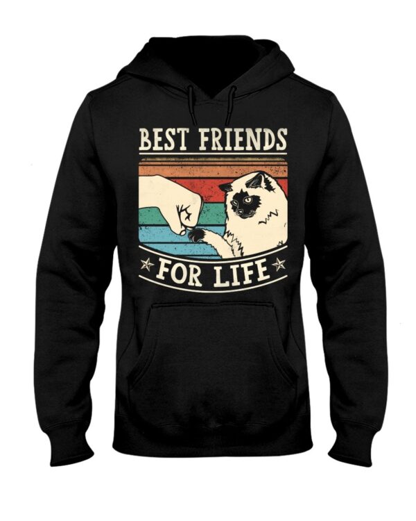 Playful Gift Shirt for Cat Lovers - Best Friends For Life