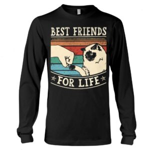 Playful Gift Shirt for Cat Lovers - Best Friends For Life