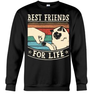 Playful Gift Shirt for Cat Lovers - Best Friends For Life
