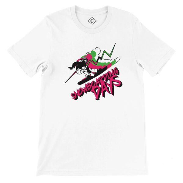Retro Snowboarding T-shirt