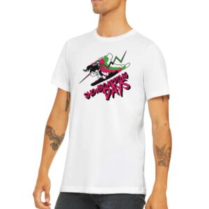 Retro Snowboarding T-shirt
