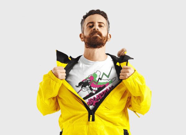 Retro Snowboarding T-shirt