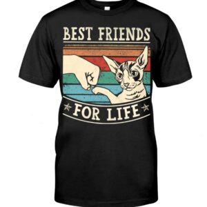 Whiskered Gift Shirt for Cat Lovers - Best Friends For Life