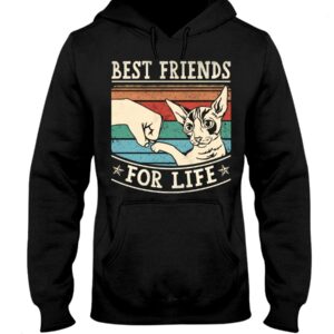 Whiskered Gift Shirt for Cat Lovers - Best Friends For Life