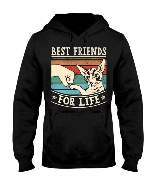 Whiskered Gift Shirt for Cat Lovers - Best Friends For Life