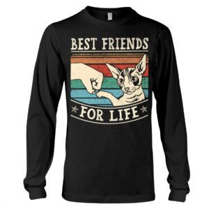 Whiskered Gift Shirt for Cat Lovers - Best Friends For Life
