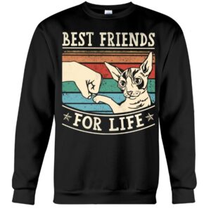 Whiskered Gift Shirt for Cat Lovers - Best Friends For Life